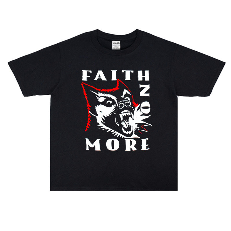 Rock Star T Shirt Printed T-shirt Short Sleeve Loose Men and Women