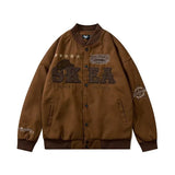 Unisex Baseball Jersey Spring and Autumn Embroidered Tooling Jacket Loose Jacket