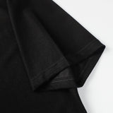 CHH Chrome Heart T Shirts Sanskrit horseshoe print lapel polo shirt versatile short sleeve