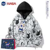 Nasa Jacket Nasa Spring Hooded Jacket Couple Casual
