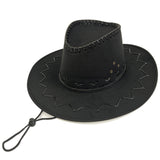 Walter White Fedora Western Cowboy Hat Men's Outdoor Sun Protection Sun Shade Retro Fedora Hat