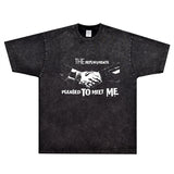 Rock Star T Shirt the Replacements Pleased to Meet Me T-shirt Rock Band Loose Short Sleeve