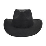 Walter White Fedora Solid Color Curling Woolen Hat Retro Fedora Hat Casual