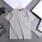 Tommy T Shirts Tommy Chest Embroidered Logo round Neck Short Sleeve T-shirt