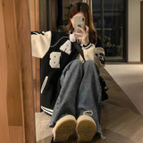 Unisex Baseball Jersey Vintage Embroidered Baseball Jacket Jacket Top