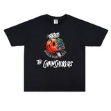 Rock Star T Shirt the Band Printed T-shirt Loose Men's and Women's Cotton Short Sleeve