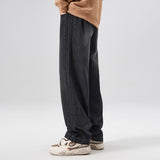 Unisex Jeans autumn and winter washing water old loose jeans