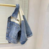 Boy Jacket Boys' Denim Jacket Spring and Autumn Baby Fashionable Clothes