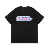Vlone T Shirt Spring and Summer Mosaic Big V Pattern