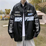 Unisex Baseball Jersey Leather Jacket