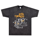 Rock Star T Shirt Arctic Monkeys Band T-shirt Rock Band Loose Short Sleeve