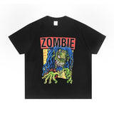Rock Star T Shirt European and American Rob Zombie Band Heavy Metal Rock Short Sleeve Loose Print T-shirt