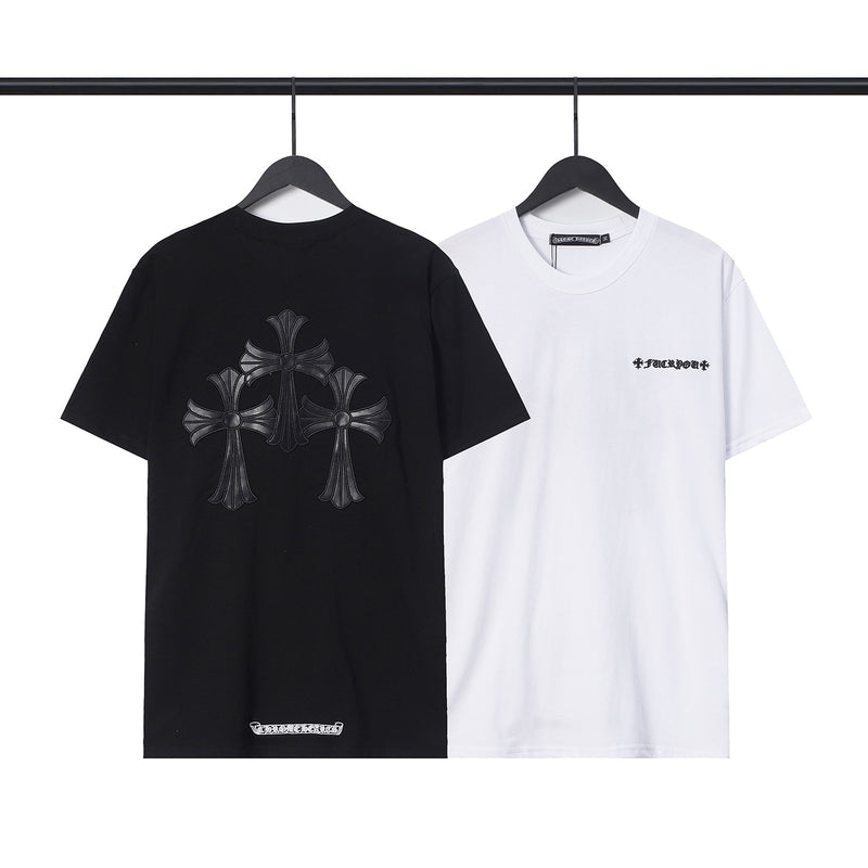 CHH Chrome Heart T Shirts Chrome Hearts Sanskrit Horseshoe Short Sleeve T-Shirt