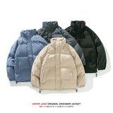 Men Coat Men's Winter Loose All-Match Cotton-Padded Coat