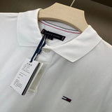 Tommy T Shirts Tommy Spring and Summer Men's Lapel Short Sleeve Polo Shirt