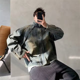 Unisex Baseball Jersey Vintage Make Old Denim Jacket