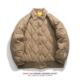 Men's Baseball Jacket Cotton-Padded Jacket Men's Winter Vintage Jacket