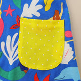 Girl Dress Summer Girls' Dress Princess Dress Knitted Cotton Cartoon Printed Short Sleeve