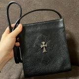 Chh Chrome Heart Leather Bag Women's Bag Fashion Premium Sense