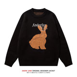 Men Sweater round Neck Sweater Men's Winter Loose