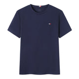 Tommy T Shirts Summer Clothes T-shirt Genuine Solid Color