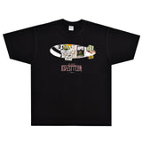 Rock Star T Shirt Led Zeppelin Mothership T-shirt Band American Style Loose Printed Short Sleeve