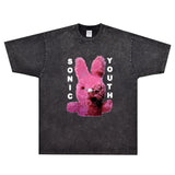 Rock Star T Shirt Sonic Youth Dirty T-shirt Audio Youth Band Rock Cartoon Loose Retro Short Sleeve