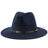 Walter White Fedora Men's and Women's British Fashion Top Hat Warm Felt Hat Gentleman