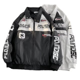 Unisex Baseball JerseyPU Leather Jacket Pilot Bike Suit