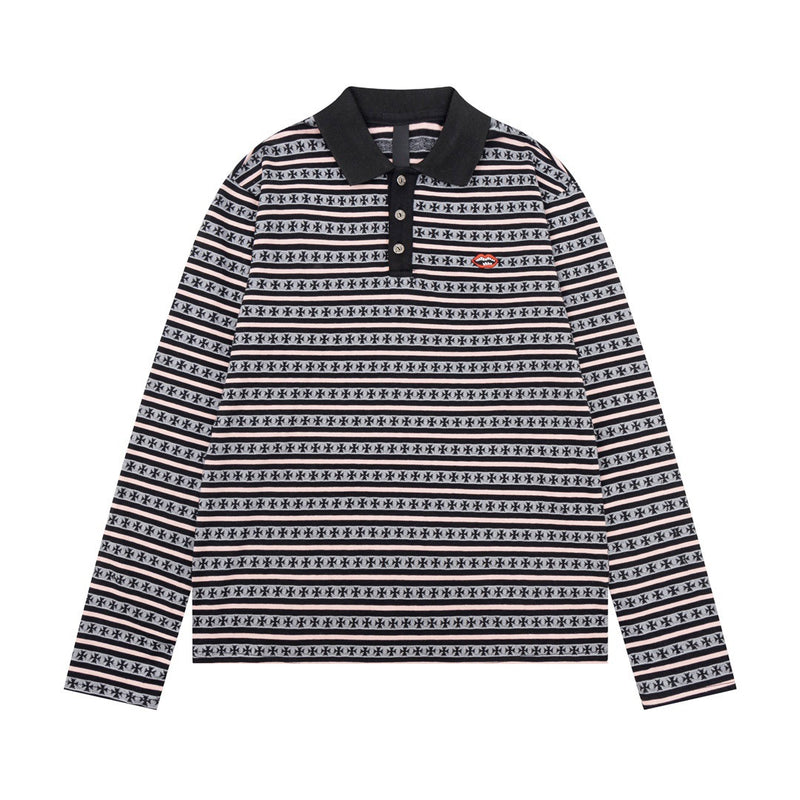 Chh Chrome Heart Long Sleeve Shirt Fashion Loose Long Sleeve Shirt