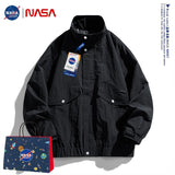 Nasa Jacket Coat Spring and Autumn Jacket Men and Women Baggy Casual Jacket