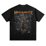 Rock Band T Shirt Short Sleeve T-shirt Loose Men and Women Hip Hop