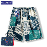 Nasa Shorts Summer Casual Sports Pants Loose