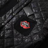 CHH Chrome Heart Coat ch Home Crowe Autumn Winter Red Lips Padded Cotton Vintage