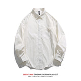 Men Long-Sleeved Shirt Spring Long Sleeve Shirt Coat Men Loose Casual Shirt