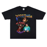 Rock Star T Shirt Rap T-shirt Short Sleeve Loose