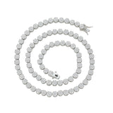 Zircon necklace Round tennis choker necklace