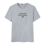 Tommy T Shirts Summer round Neck Cotton Loose Casual Daily