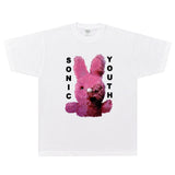 Rock Star T Shirt Sonic Youth Dirty T-shirt Audio Youth Band Rock Cartoon Loose Retro Short Sleeve
