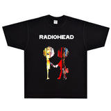 Rock Star T Shirt Radiohead the King of Limbs T-shirt Rock Band Loose Street Vintage Short Sleeve