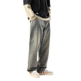 Unisex Jeans Straight Loose Vintage Wide Legs