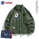 Nasa Jacket Men's Spring and Autumn Loose Fashion Brand Workwear Jacket