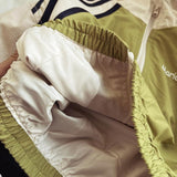 Boy Jacket Boys' and Girls' Colorblock All-Matching Coat Children's Neutral round Neck Zip-up Shirt