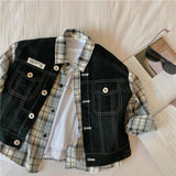 Boy Jacket Boys' Shirt Spring and Autumn Cotton Children's Baby Fried Street Jacket Fashion