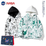 Nasa Jacket Nasa Spring Hooded Jacket Couple Casual