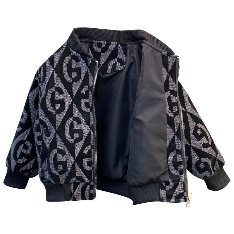 Boy Jacket Boys' Jacket Spring and Autumn 2 Baby Spring Jacket Children's Cool Handsome Baseball Uniform Fashion