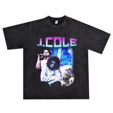 Rock Star T Shirt Printed Cotton T-shirt Short Sleeve Street