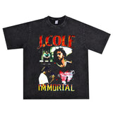 Rock Star T Shirt Printed Cotton T-shirt Short Sleeve Street