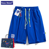Nasa Shorts Shorts for Men Summer Loose Leisure Sports