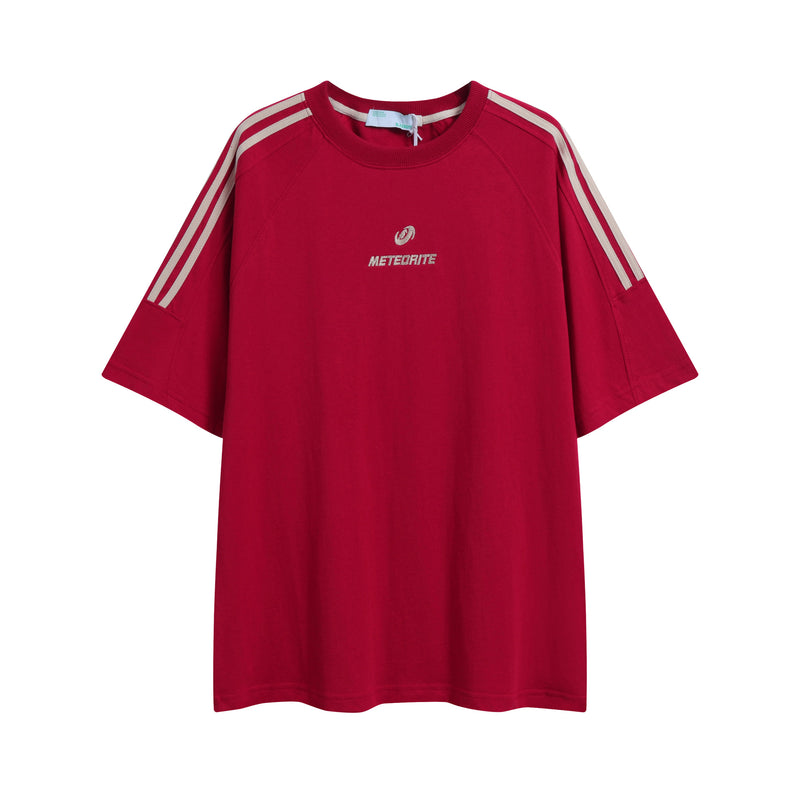 After Prom Shirt Summer Fashion Brand Solid Color Minimalism T-shirt Short Sleeve